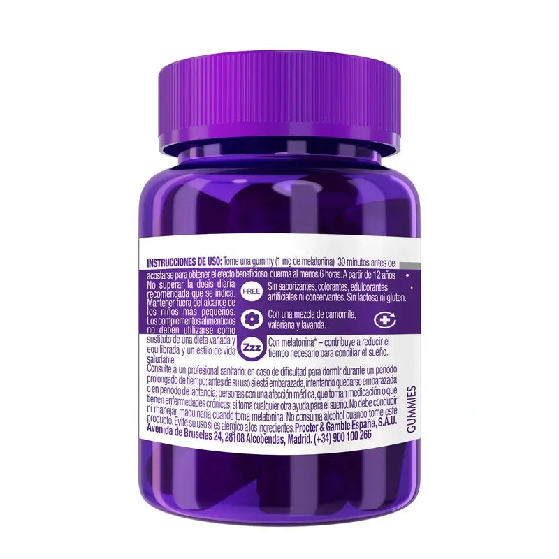 ZzzQuil Natura Melatonin, 30 gommes
