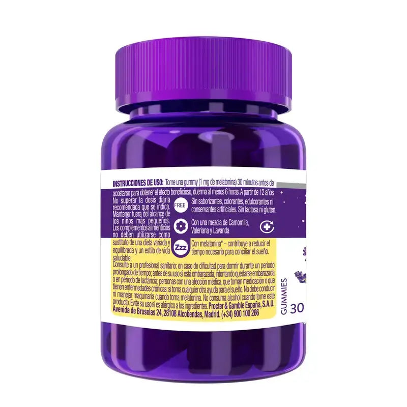 ZzzQuil Mangue, Banane et Valériane, 30 gommes